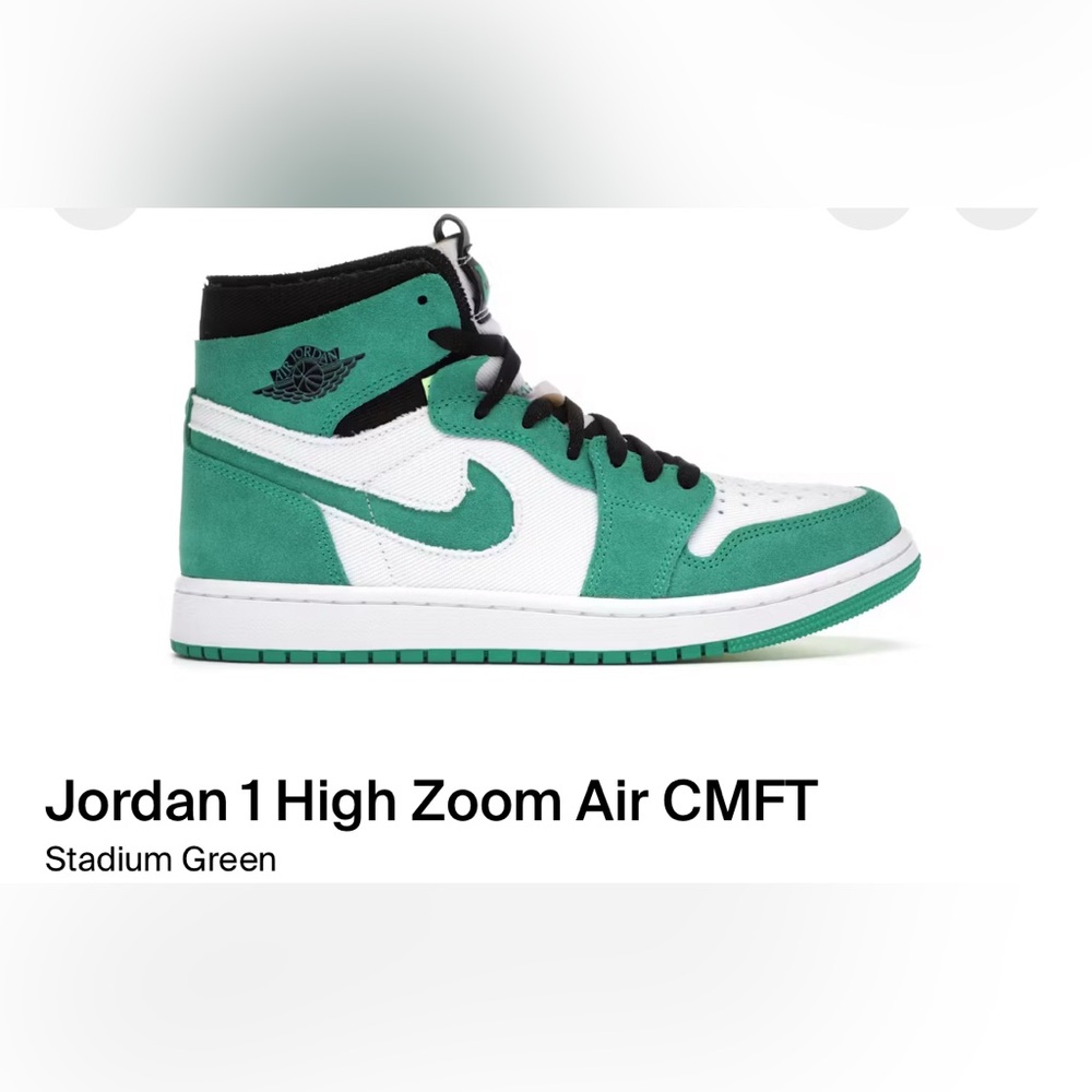 Nike Green and White Sneakers
